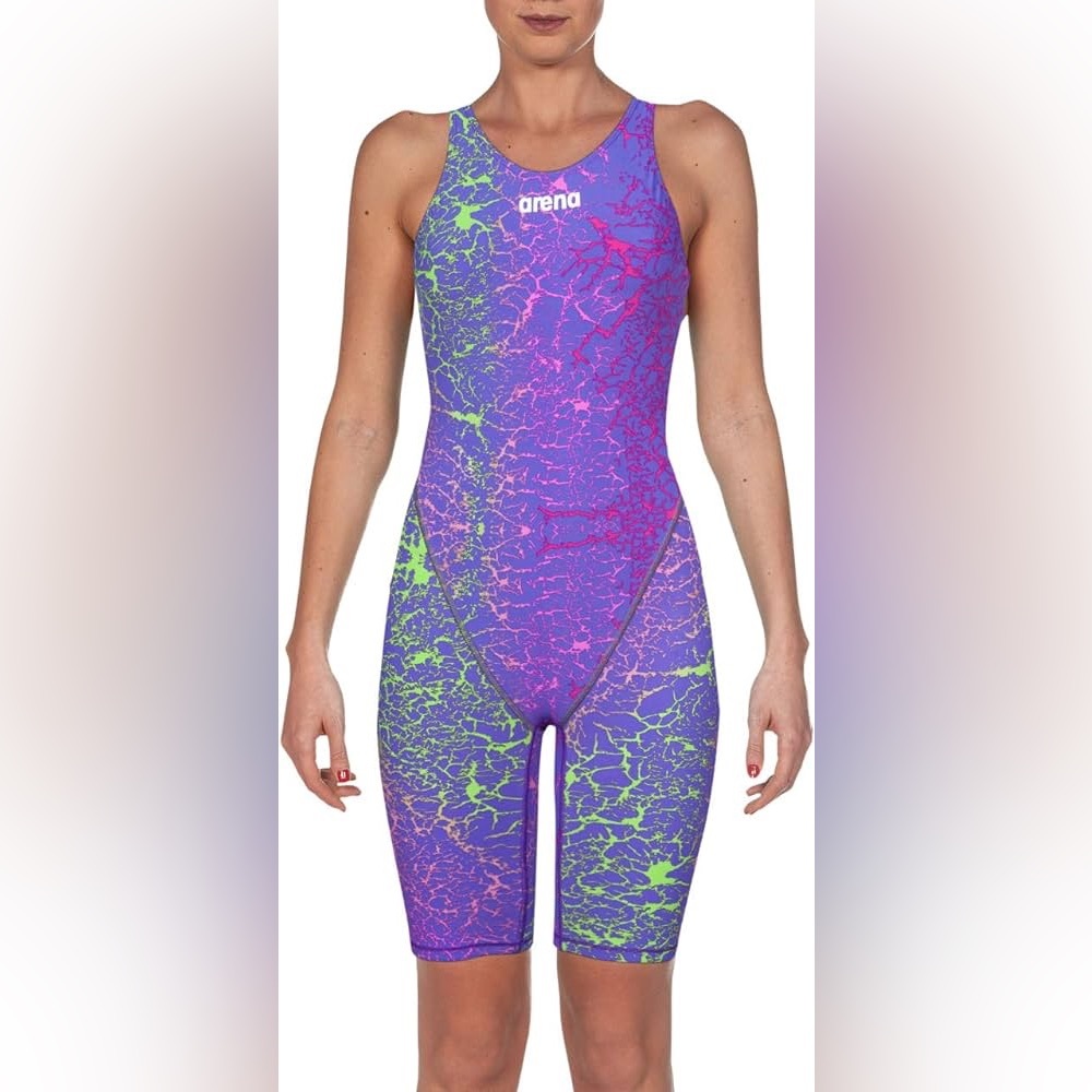 Arena Powerskin ST 2.0 Kneeskin - Limited Edition -Storm Pink Green- SIZE 26